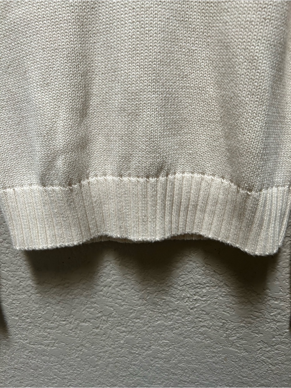 Classic Polo Ralph Lauren Ivory Roll Neck Knit Top Minimalist - Picture 7 of 10